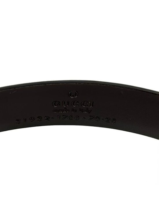 Gucci Belt 70 White Gold Leather main image 5